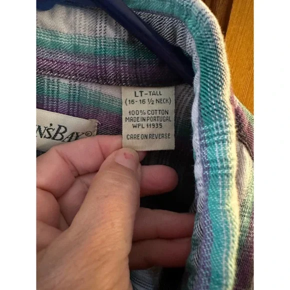 St. John's Bay LT-Tall Neck 16-16.5" - Picture 2 of 6